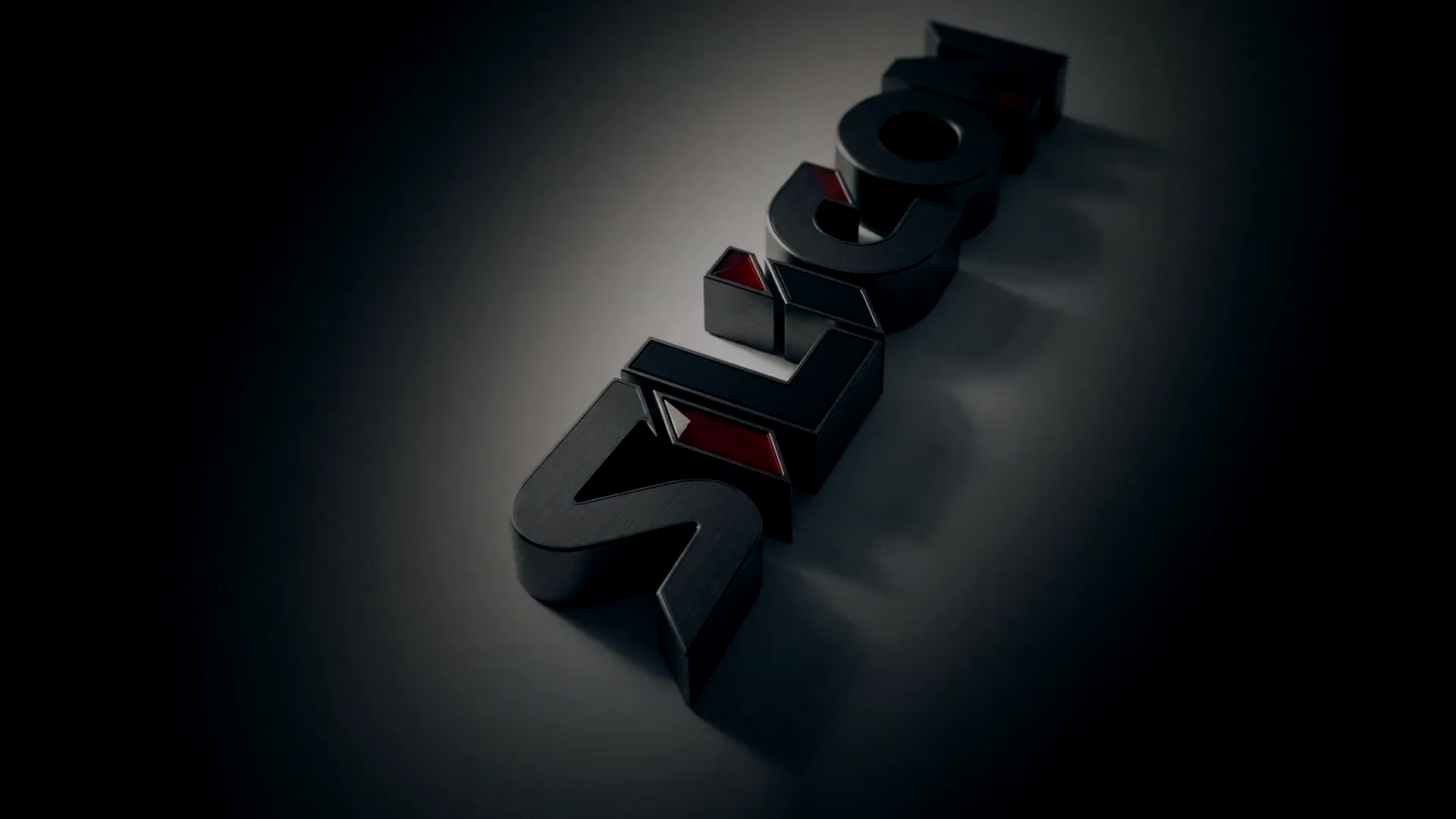The SILICON wordmark rendered in 3D, the opening of the Silicon Properties film